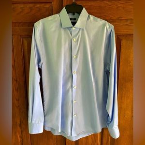 Kenneth Cole Button Down - Light Blue - Men’s 15 1/2” Neck / 34/35 Sleeves (68)